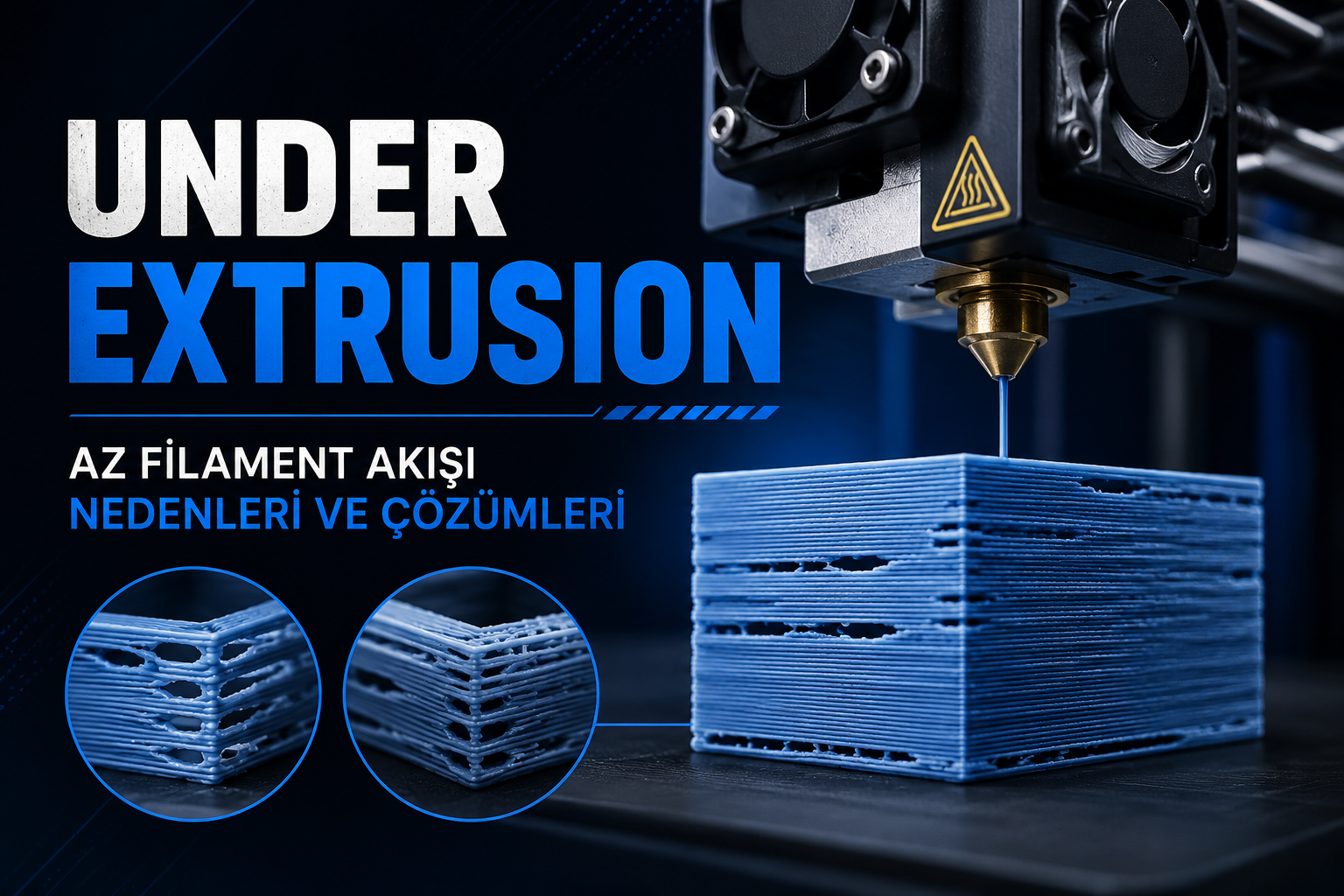 Under Extrusion Nedir? Az Filament Akışı Nedenleri ve Çözümleri (2026)
