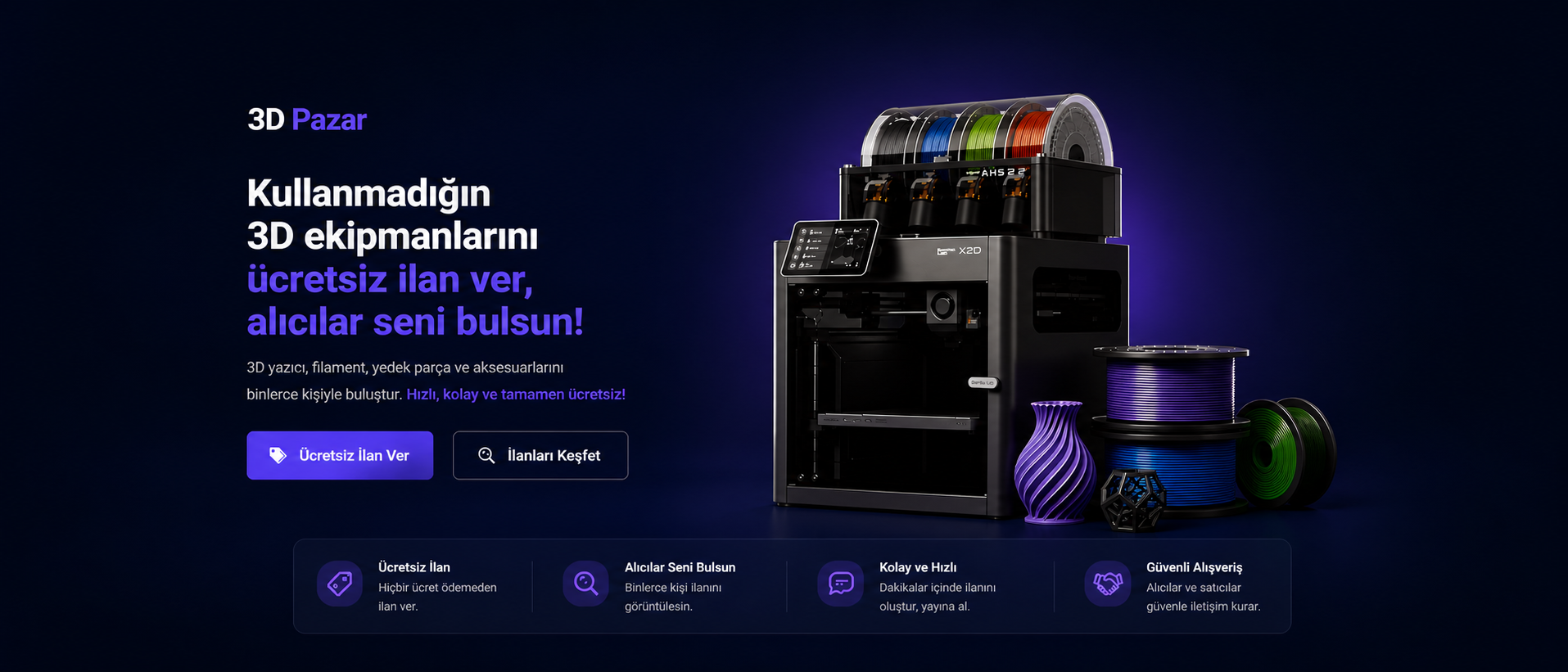 3D Pazar İle İlan Ver